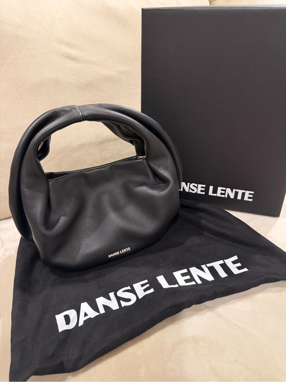 Authentic New with Box Danse Lente Lola Black Leather Mini Bag - Picture 9 of 9